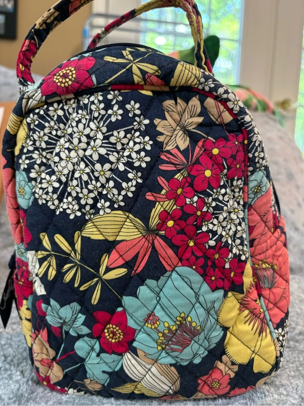 Vera Bradley Large Cosmetic Case - Retired Print “Happy Snails”